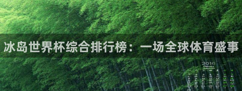 世界杯赛程2026：冰岛世界杯综合排行榜：一场全球体育盛事